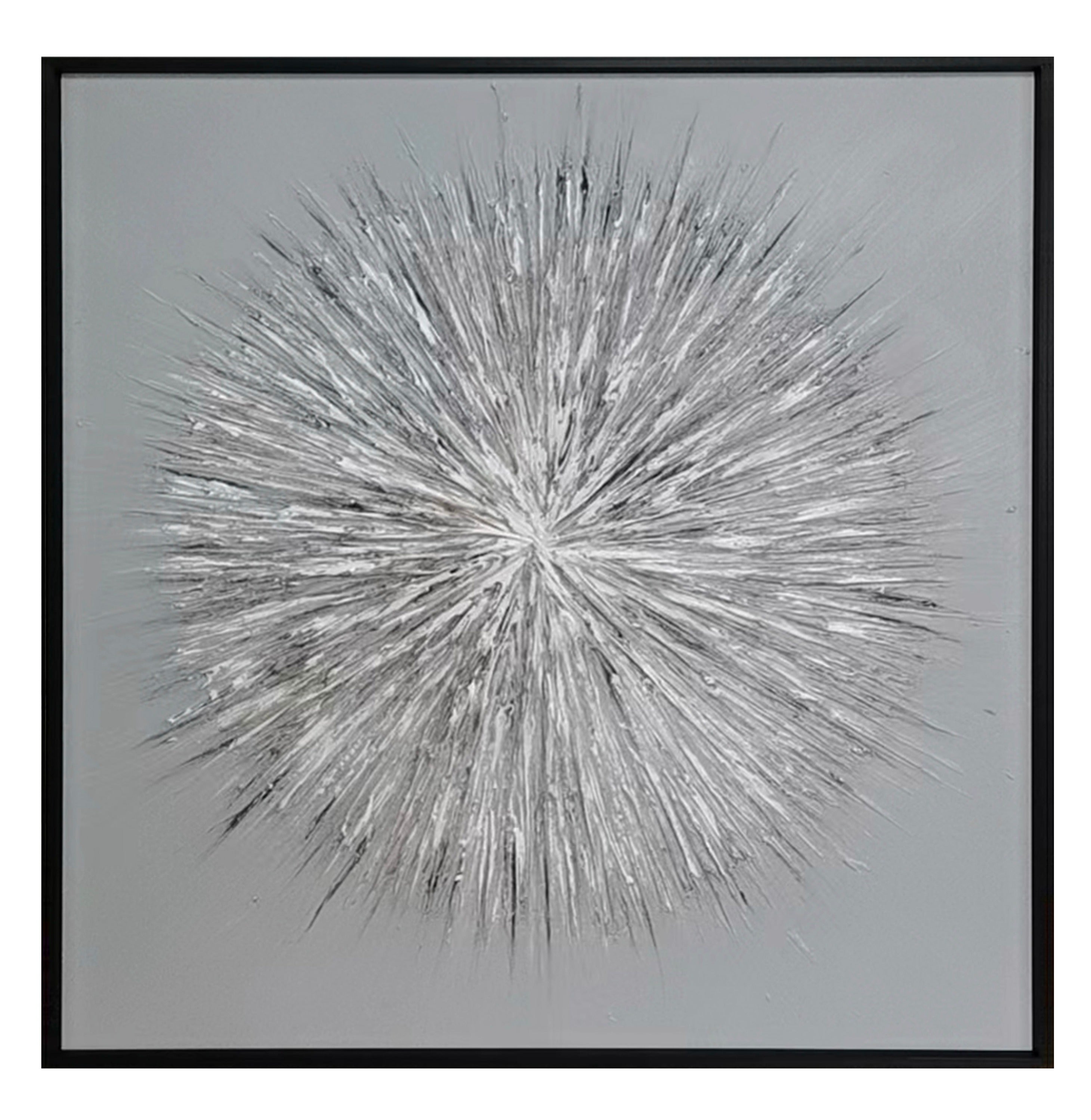 Modrest Silver 24"X24" Sculpted Wall Hanging Model VGTH-235301