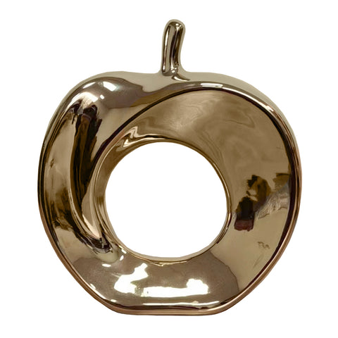 Modrest Hollow Apple Modern Gold Mirror Sculpture Model VGTH-235303