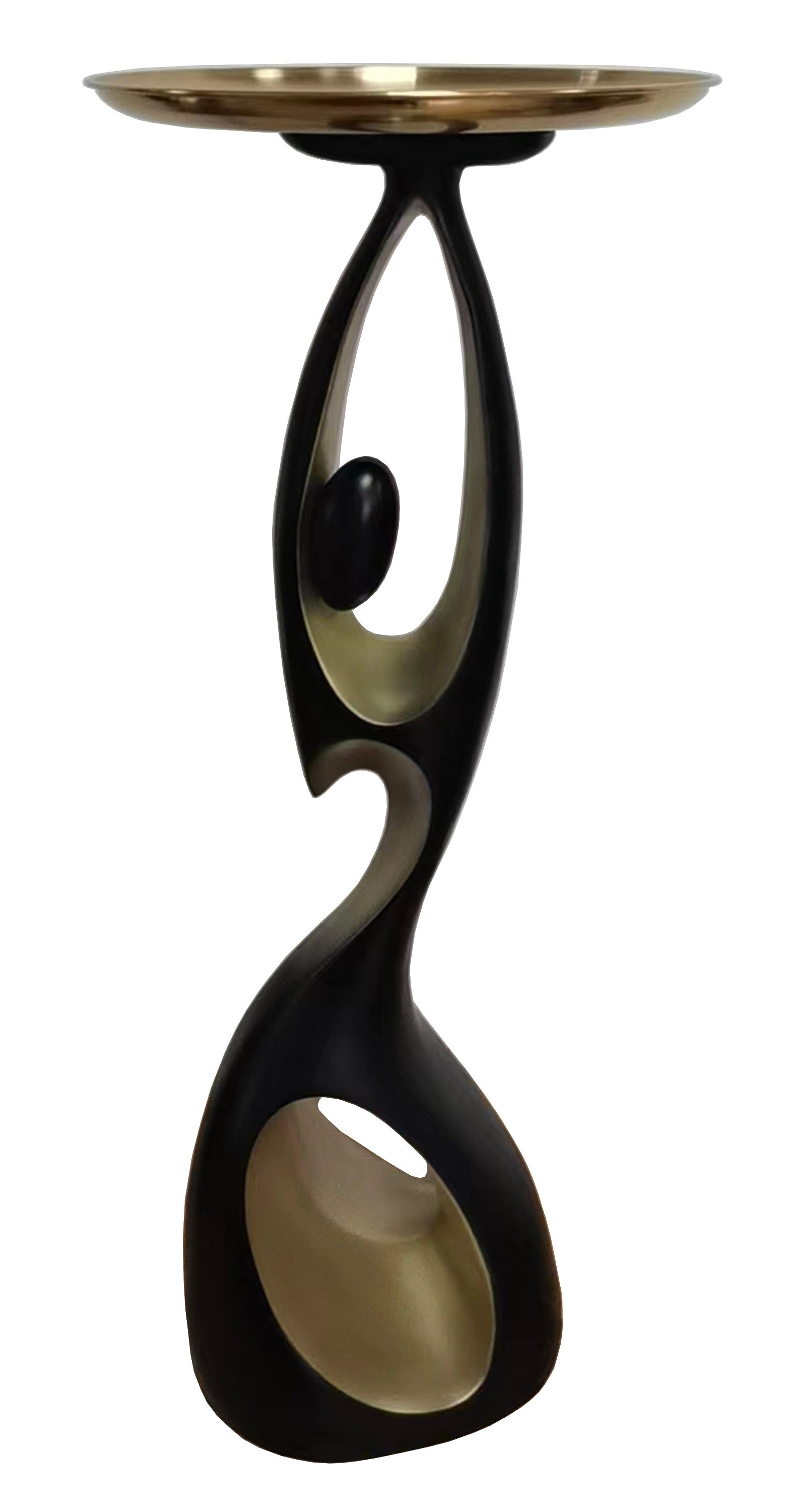 Modrest Abstract Woman Modern Black & Gold Sculpture Model VGTH-235374