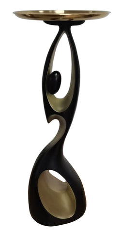 Modrest Abstract Woman Modern Black & Gold Sculpture Model VGTH-235374
