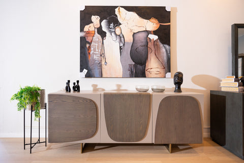 Modrest Wynetta Modern Grey Ash Buffet Model VGCSSB-23001