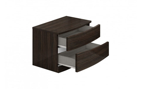 Wynn High Gloss Wenge NightstandModel:  WYNN-NS-WENGE