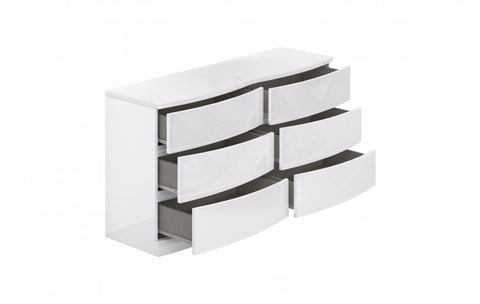 Wynn High Gloss White DresserModel:  WYNN-DRS-WHITE