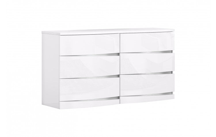 Wynn High Gloss White DresserModel:  WYNN-DRS-WHITE