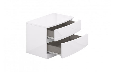 Wynn High Gloss White NightstandModel:  WYNN-NS-WHITE