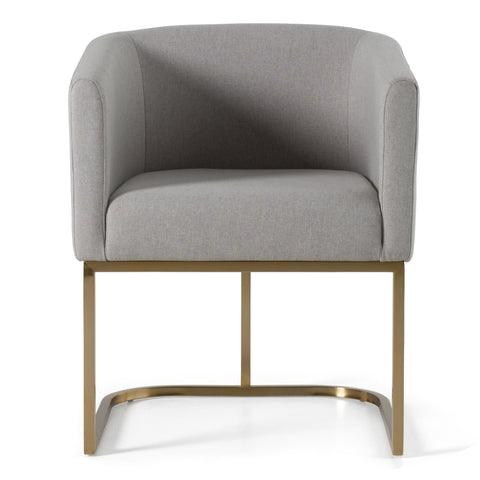 Modrest Yukon Modern Light Grey Fabric Dining Chair Model VGVCB8362-LTGRY-DC