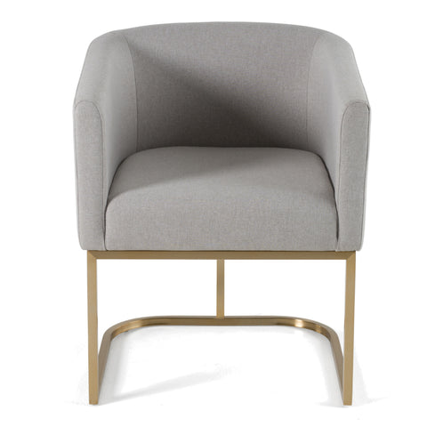 Modrest Yukon Modern Light Grey Fabric Dining Chair Model VGVCB8362-LTGRY-DC