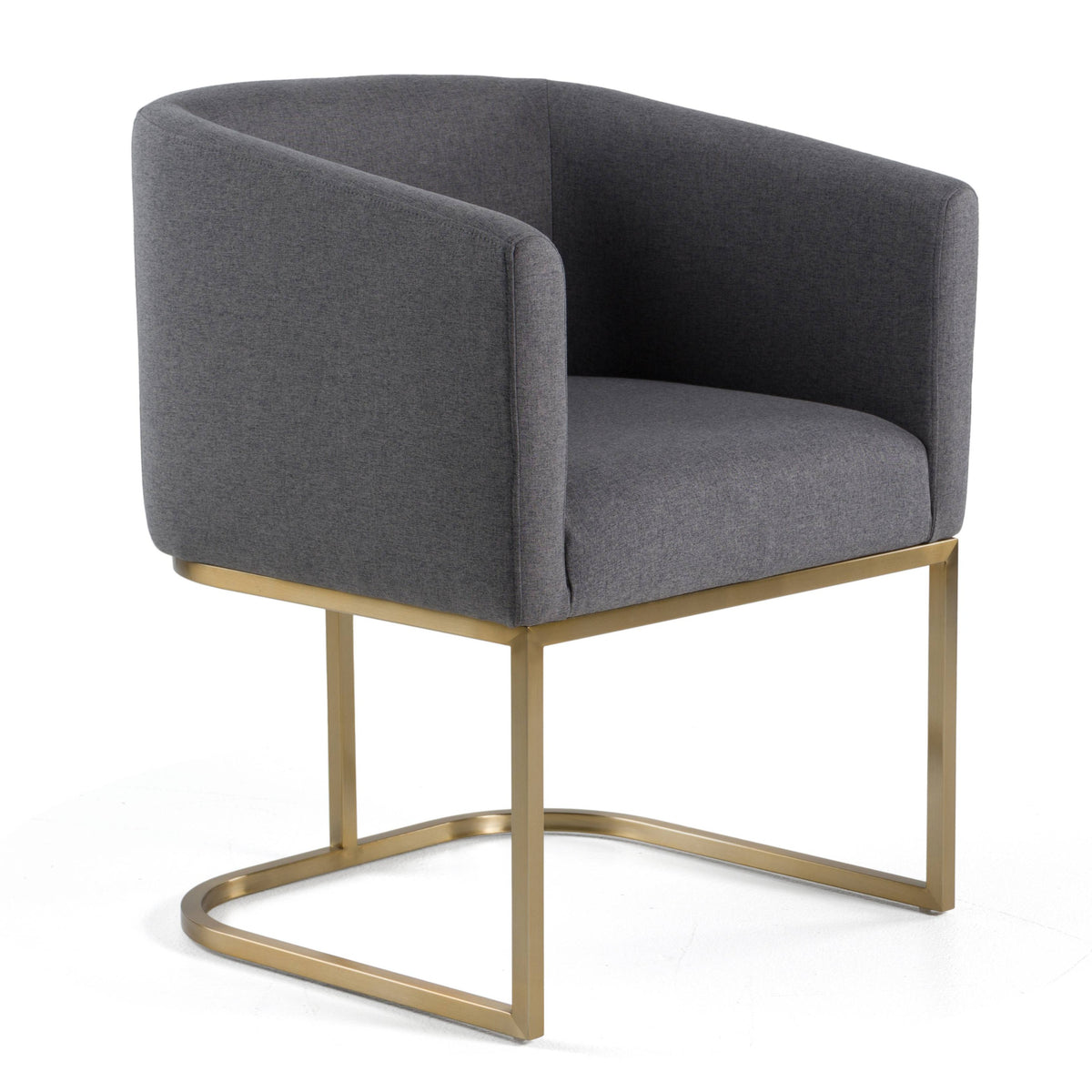 Modrest Yukon Modern Dark Grey Fabric Dining Chair Model VGVCB8362-DKGRY-DC