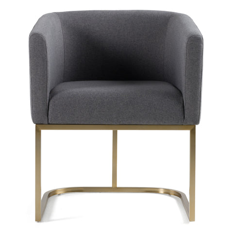 Modrest Yukon Modern Dark Grey Fabric Dining Chair Model VGVCB8362-DKGRY-DC