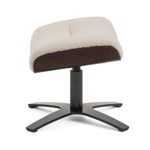 Modrest Zahara Modern Beige Lounge Chair & Ottoman Model VGKK-A985-BGE-SET