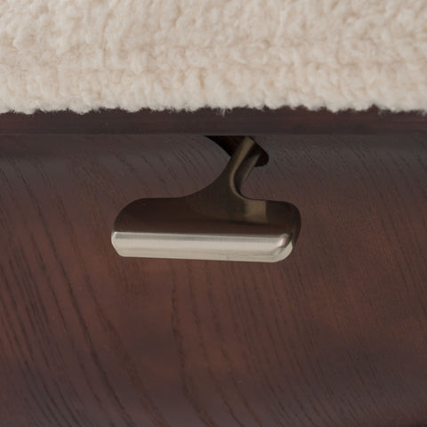 Modrest Zahara Modern Beige Lounge Chair & Ottoman Model VGKK-A985-BGE-SET