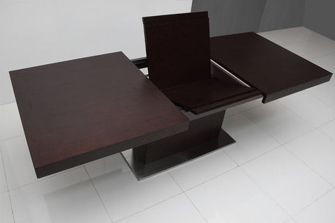 Zenith Modern Red Oak Extendable Dining Table Model VGGU841XT